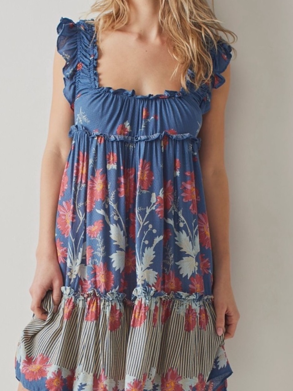 Free People Intimately Bali Wild Daisy Slip Dress